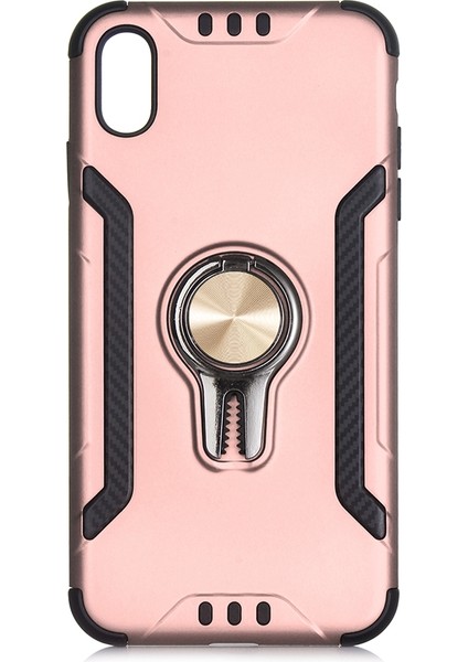 Apple iPhone Xs Max Kılıf Ultra Korumalı Yüzüklü Manyetik Coco Kapak