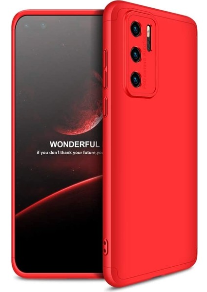 Huawei P40 Pro Kılıf 3 Parça 360 Zore Ays Kapak