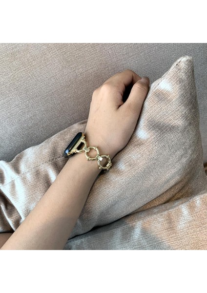 Apple Watch 8 45 mm Uyumlu Metal Kordon Şık Tasarım Luxury Style Kayış fiyatları