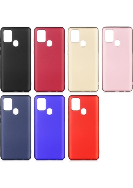 Samsung Galaxy A21S Kılıf Ultra Ince Mat Silikon