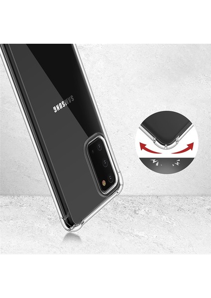 Samsung Galaxy A21S Kılıf Ultra Korumalı Şeffaf Antishock