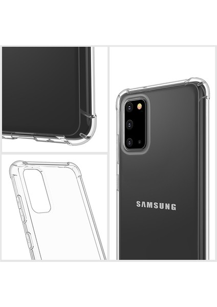Samsung Galaxy A21S Kılıf Ultra Korumalı Şeffaf Antishock