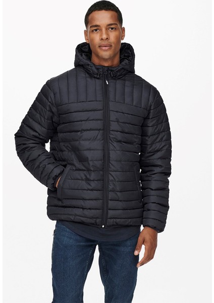 Hafif Şişme Ceket Mont Onspaul Quilted Hood Jacket - 22015121