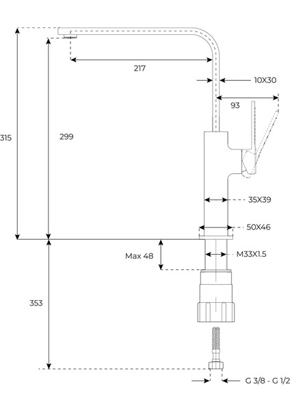 Bky 915 Klasik Mutfak Bataryası Krom