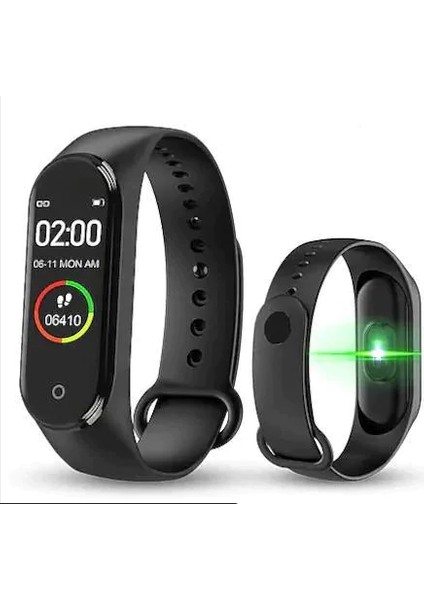 M4 Akıllı Bileklik Saat Watch Band Kalp Ritim Koşu Spor Uyku Takip Akıllı Bileklik