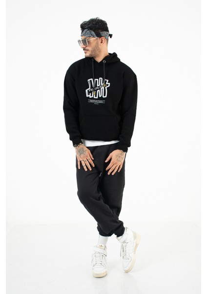 Kapüşonlu Baskılı Sweatshirt BS105 fırsatları