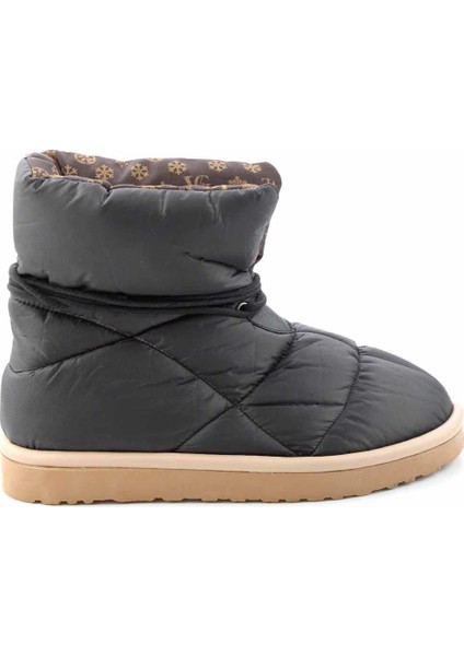 Siyah Paraşüt Kadın Bot & Bootie K02140088867