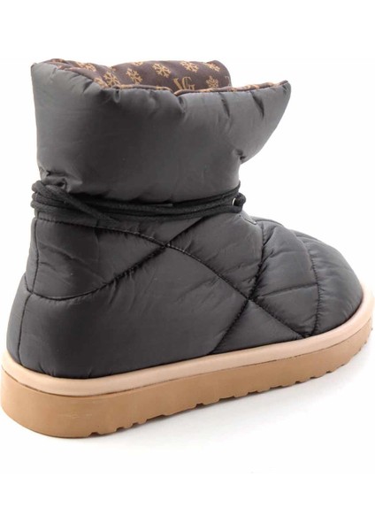 Siyah Paraşüt Kadın Bot & Bootie K02140088867