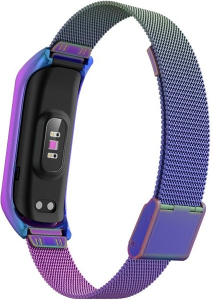 Samsung Galaxy Fit 2 R220 Tme Metal Hasır Tokalı Kordon Kayış