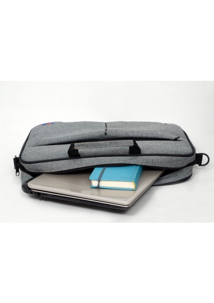 Kb Gri Special Laptop Bag KB.400 15.6" Askılı Laptop Evrak Çantası ZK2011