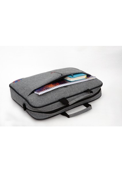 Kb Gri Special Laptop Bag KB.400 15.6" Askılı Laptop Evrak Çantası ZK2011