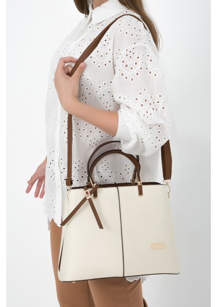 Kadın Uzun Çapraz Askılı 4 Bölmeli Omuz & El Çantası