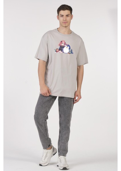 Oversize T-Shir Spy-X Gri