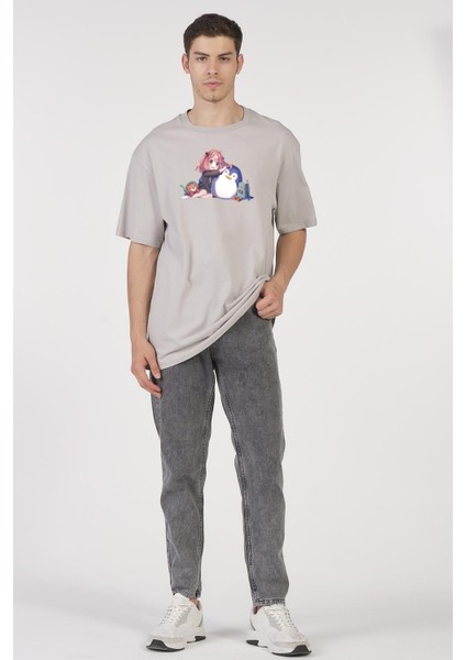 Oversize T-Shir Spy-X Gri