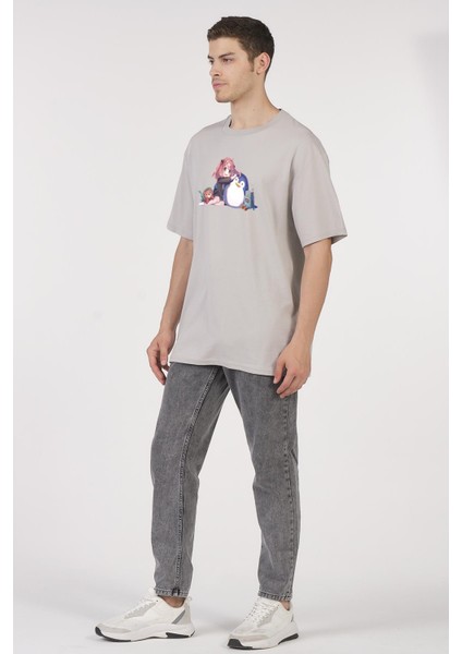Oversize T-Shir Spy-X Gri