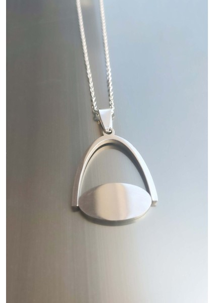 Oval Model Paslanmaz Çelik Kadın Kolye fırsatları