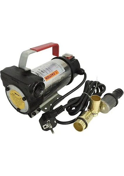 Bakır Elektrikli Kendinden Emişli Taşınabilir Yakıt Sıvı Süt Yağ Aktarma Mazot Pompası 220V 213WAT