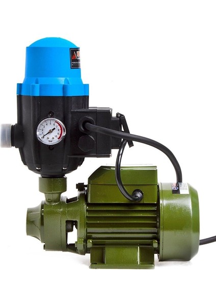 QB60 Su Pompası 0.75HP 0.55 Kw Paket Hidrofor Otomatik Sistem Su Pompası 2 Kat 2 Daireye Yeterli