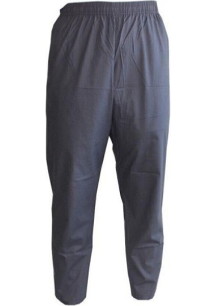 Şalvar Pantolon - Keten Kumaş - Gri Renk - 3 Numara - Hac Umre Pantolonu modelleri