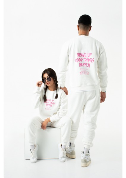 Bisiklet Yaka Baskılı Sweatshirt BS101 fiyatları