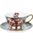 Vintage Lüks Kahve Fincanı Set Seramik Porselen Avrupa Seyahat Çevre Dostu Mate Kupası ve Daire Öğleden Sonra Çay Tazas Drinkware 5 | Teacup tabak Setleri (Yurt Dışından) 1