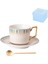 Lüks Avrupa Kahve Fincanı Porselen Kemik Çini Öğleden Sonra Çay Seyahat Kahve Fincanı Set Çevre Dostu Tazas Ev Ürünleri 50 | Teacup tabak Setleri (Yurt Dışından) 1