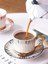 Lüks Avrupa Kahve Fincanı Porselen Kemik Çini Öğleden Sonra Çay Seyahat Kahve Fincanı Set Çevre Dostu Tazas Ev Ürünleri 50 | Teacup tabak Setleri (Yurt Dışından) 2