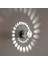 Spiral Delik LED Duvar Lambası Kısılabilir Spiral Lamba Uzaktan Kumanda Lambası ile Süslemek Için Aile Ktv Bar Düğün Parti Salonu Işıkları (Beyaz) 3