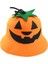 Keçe Yetişkin Halloween Cadılar Bayramı Balkabağı Şapkası Turuncu Renk 1
