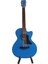 Ev Ofisi Masaüstü Dollhouse Dekoru Için Stant ve Kasa ile Ahşap Gitar (Yurt Dışından) 1