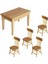 1/12 Ölçekli Dollhouse Yemek Masası Seti Simülasyon Minyatür (Yurt Dışından) 2