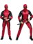 Yeni Varış Cadılar Bayramı Cosplay Mavi Fantasia Ninja Yetişkin Çocuklar Erkek Demon Kostüm Korsan Suit | Film ve tv Kostümleri (Kırmızı) 1