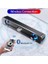 Siyah Bluetooth Ses Bar Tv USB Bilgisayar Hoparlör Ses Bar Bilgisayar Hoparlörler Için Uygun Dizüstü Masaüstü Subwoofer Bilgisayar Hoparlörler(Yurt Dışından) 1
