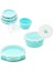Yuvarlak Bento Kutusu Öğle Yemeği Kutusu Silikon Katlanır Gıda Konteyner Pembe 350/500/800 ml 3 Parça Set 3