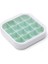 16 Buz Silikon Ice Cube Maker Tepsileri Dondurucu Için Kapaklı Dondurma Soğuk Içecekler Viski Kokteyller Mutfak Aletleri Aksesuarları | Dondurma Küvetleri (13.5 * 13.5 * 3 Cm, Yeşil)(Yurt Dışından) 1