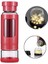 Taşınabilir Çay Tumbler Su Şişesi Çıkarılabilir Çay / Meyve Demlik ve Çay Saklama Bölmesi (Kırmızı) ile 400ML 4