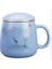 Seramik Filtre Çay Kılıfı Basit Büyük Kapasiteli Çift Drinkware Kapaklı Kahve Kupa Porselen Ofis Çay Ayırma Kupası | Teacups (Elk) 1