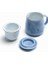 Seramik Filtre Çay Kılıfı Basit Büyük Kapasiteli Çift Drinkware Kapaklı Kahve Kupa Porselen Ofis Çay Ayırma Kupası | Teacups (Elk) 2