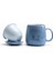 Seramik Filtre Çay Kılıfı Basit Büyük Kapasiteli Çift Drinkware Kapaklı Kahve Kupa Porselen Ofis Çay Ayırma Kupası | Teacups (Elk) 5