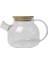 1l Büyük Kapasiteli Drinkware Cam Çaydanlık Teaware Çaydanlık Isıya Dayanıklı Kettle Bambu Kapağı Ev Ofis Coffee Bar Tedarikçi | Çaydanlıklar 1