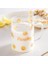 Tatlı Cam Bardaklar Meyve Salatası Kase Kahvaltı Yemek Kahve Kupa Bardak Seti Kız Hediye Mutfak Vaso Ev Drinkware DF50BL | Bira Steins 3
