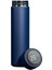 Homemiyn Akıllı Sıcaklık Ekran Yalıtım Kupası, 304 Paslanmaz Çelik Dokunmatik Ekran Sıcaklık Su Kupası (6.4X6.4X23CM) (Mavi)(Yurt Dışından) 1