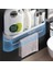 42X12X5.5 cm Duş Depolama Raf Organizatör Banyo Rafları Şampuan Tepsi Standı Tek Çubuk Duş Tutucu Banyo Aksesuarları | Banyo Rafları (Gri-Pole-01) 2