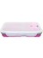 1100ML Silikon Katlanabilir Taşınabilir Öğle Yemeği Kutusu Büyük Kapasiteli Kase Öğle Yemeği Bento Kutusu Katlanır Lunchbox Çevre Dostu | Çevre Dostu (Pembe)(Yurt Dışından) 3