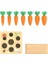Hasat Havuç Çocukları Ahşap Montessori Oyuncaklar Blok Set Çocuklar Boyut Boyut Şekline Karşı Havuç Oyunu Erken Eğitim Oyuncakları 4