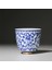 Çin Jingdezhen Mavi ve Beyaz Porselen Çay Bardağı Küçük Çay Kase Seramik Çay Fincanı Kahve Bira Şarap Kupa | Teacups 2
