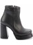 Siyah Kadın Bot & Bootie K02726500009 2