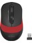 FG10 Nano Alıcı Kablosuz Optik 2000DPI Enerji Korumalı Mouse - Siyah/Kırmızı 1