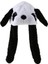 Panda Şapka Kulak Hareketli Atlama Şapka Komik Peluş Peluş Sıcak Şapka Kadın Kızlar(Yurt Dışından) 1