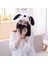 Panda Şapka Kulak Hareketli Atlama Şapka Komik Peluş Peluş Sıcak Şapka Kadın Kızlar(Yurt Dışından) 5